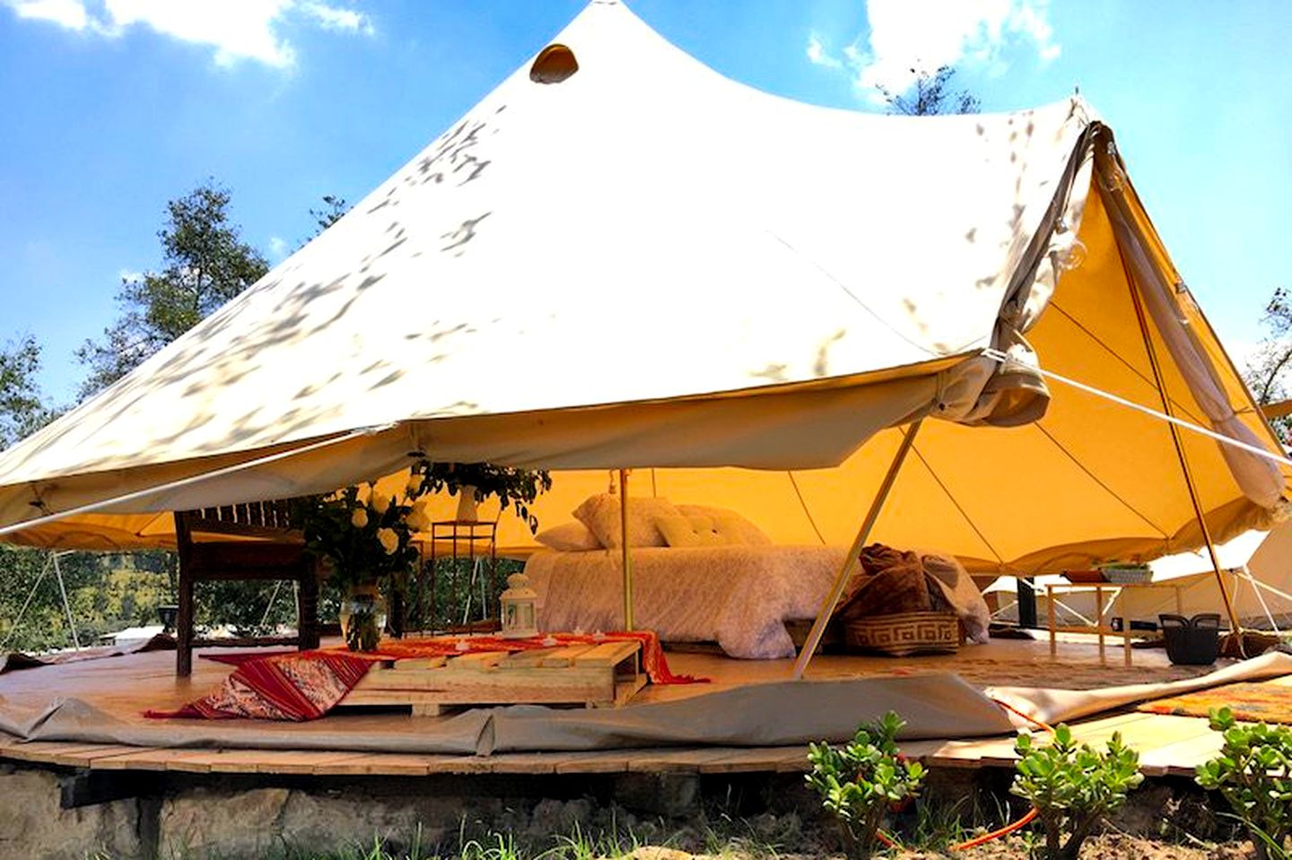 Luxury Camping Tent in the Heart of Nature near Villa de Leyva in Boyaca, Colombia