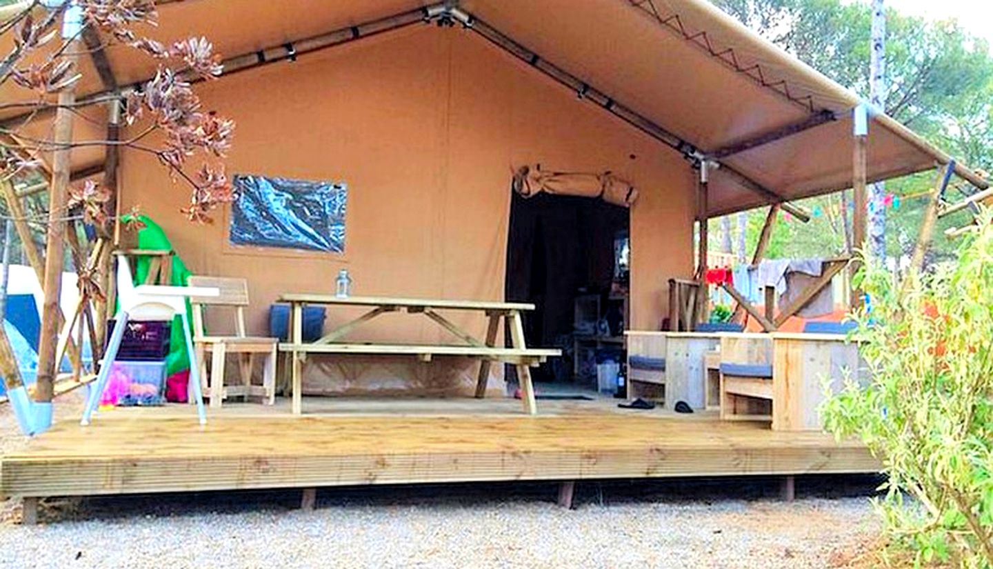 Luxury Camping Tents along the Costa Brava in Catalonia, Spain