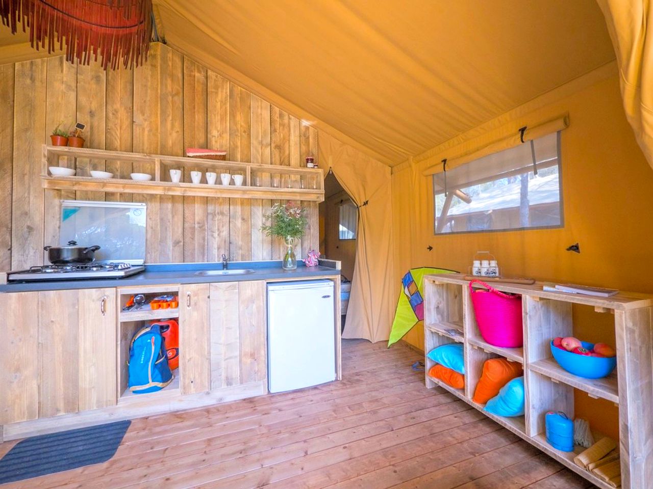 Luxury Camping Tents along the Costa Brava in Catalonia, Spain