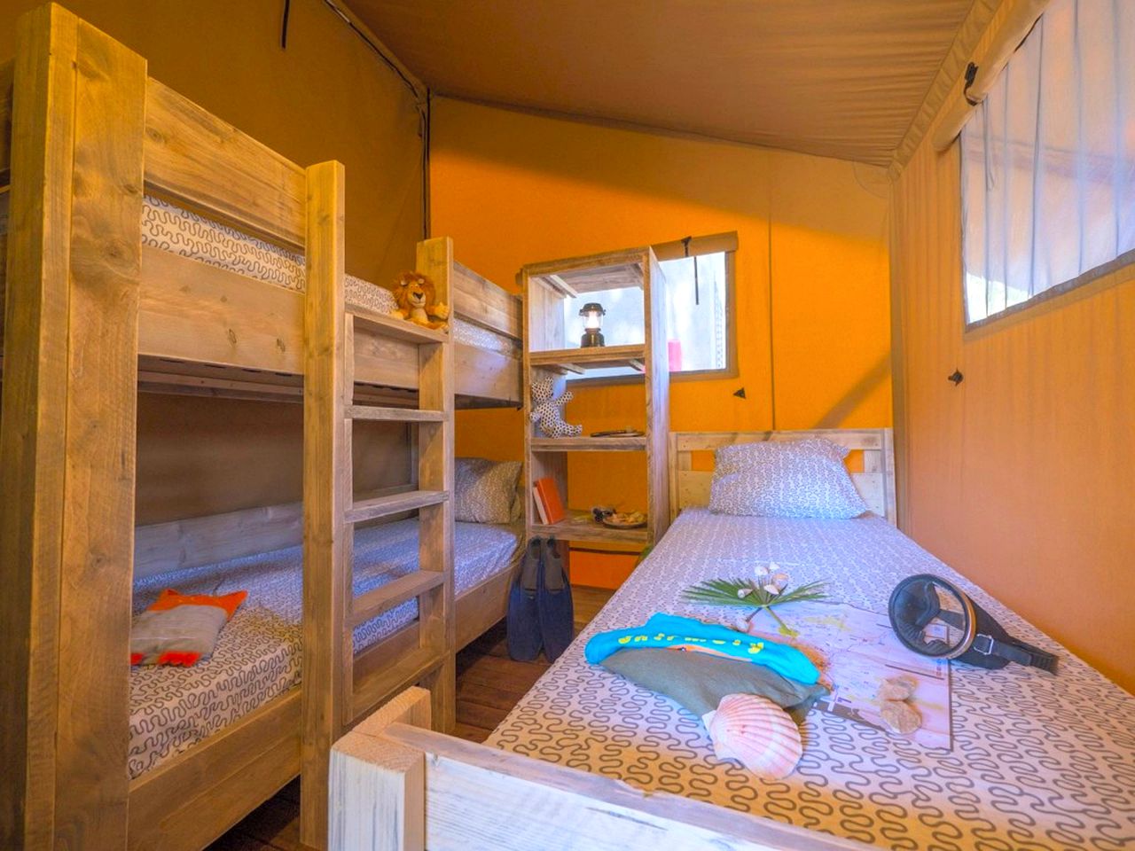 Luxury Camping Tents along the Costa Brava in Catalonia, Spain