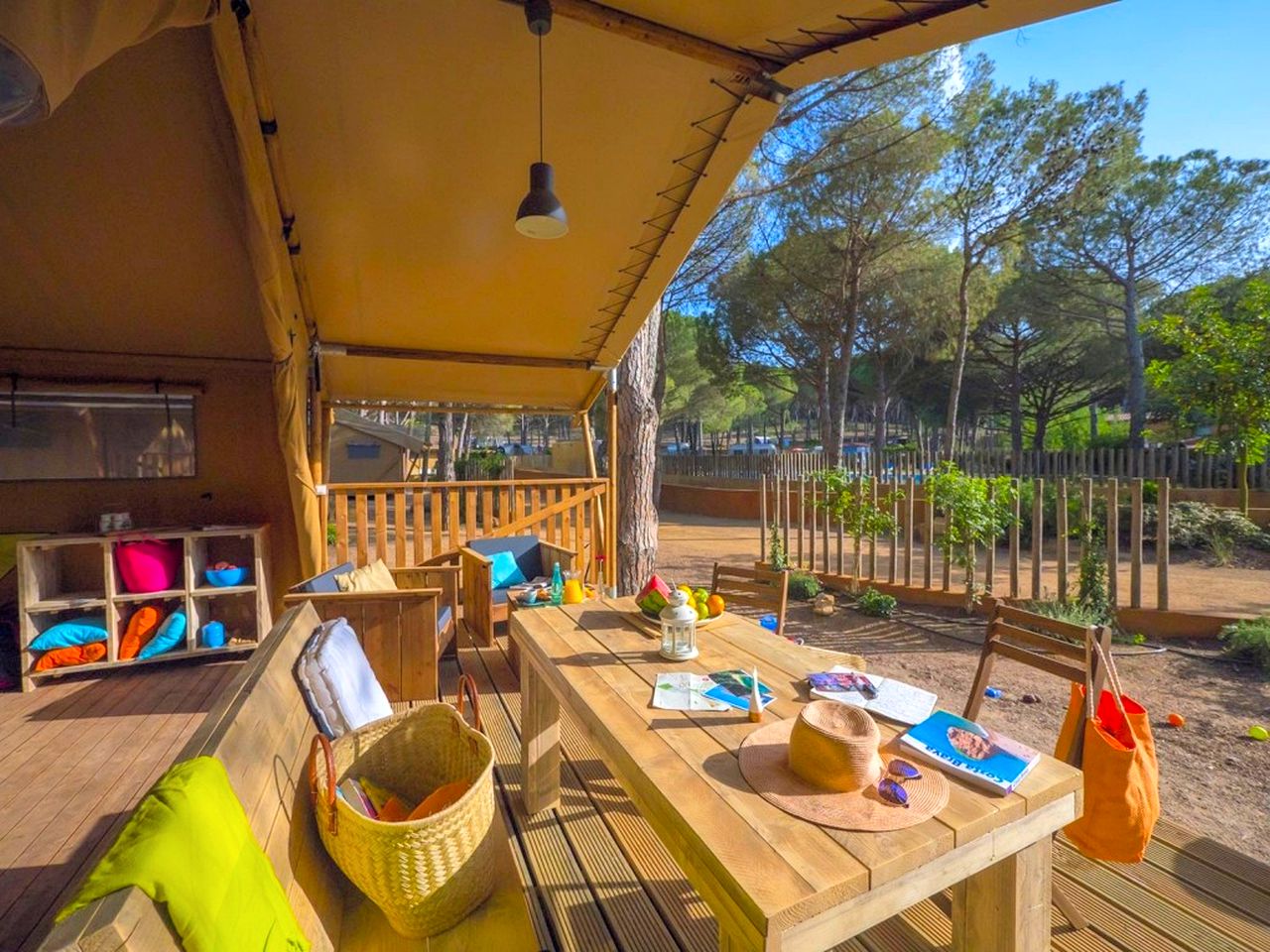 Luxury Camping Tents along the Costa Brava in Catalonia, Spain