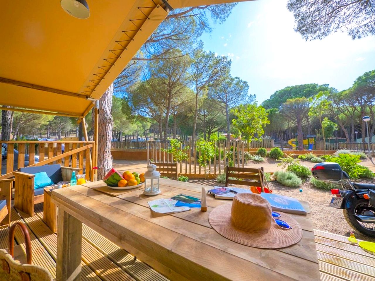 Luxury Camping Tents along the Costa Brava in Catalonia, Spain