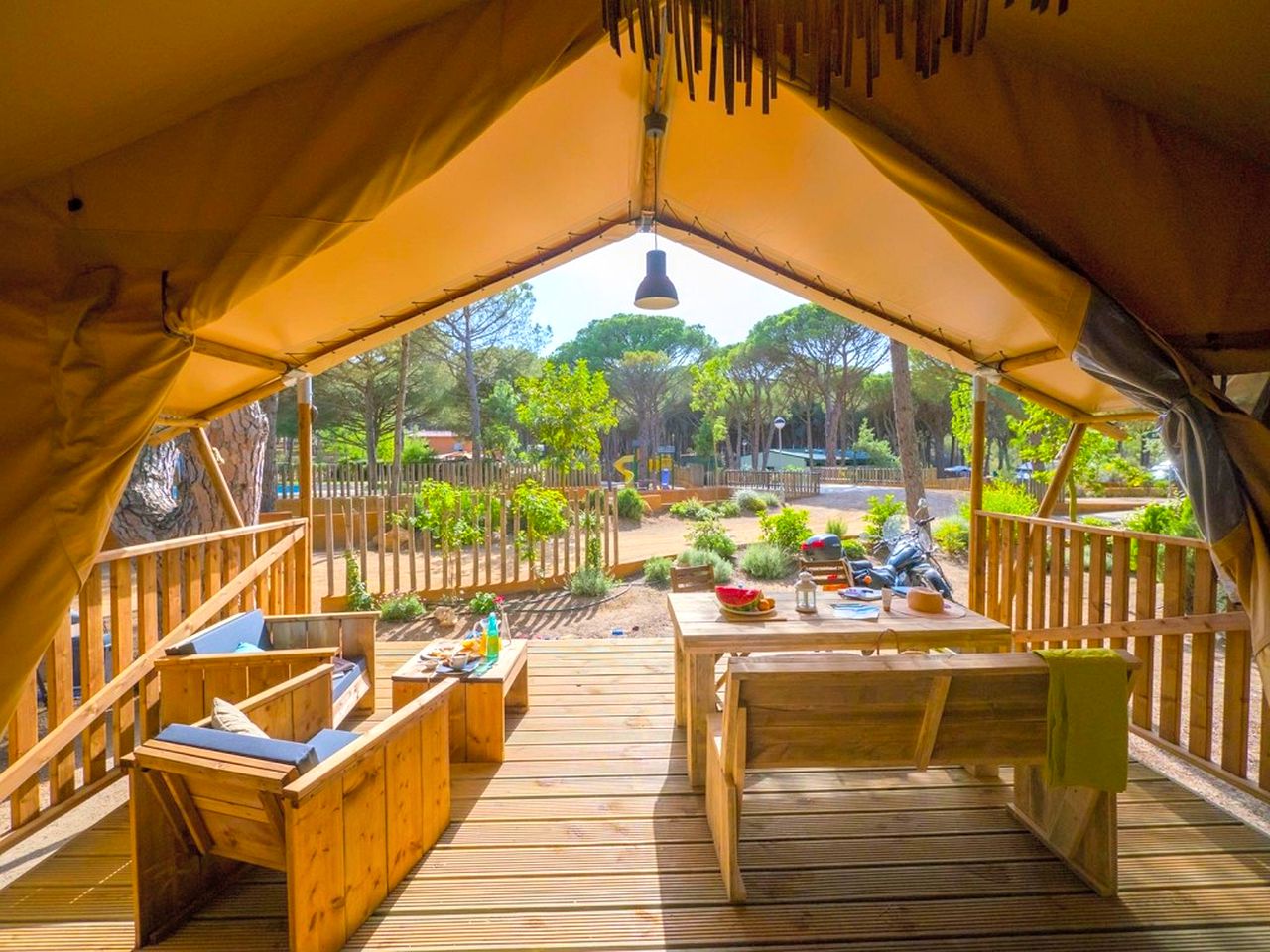 Luxury Camping Tents along the Costa Brava in Catalonia, Spain