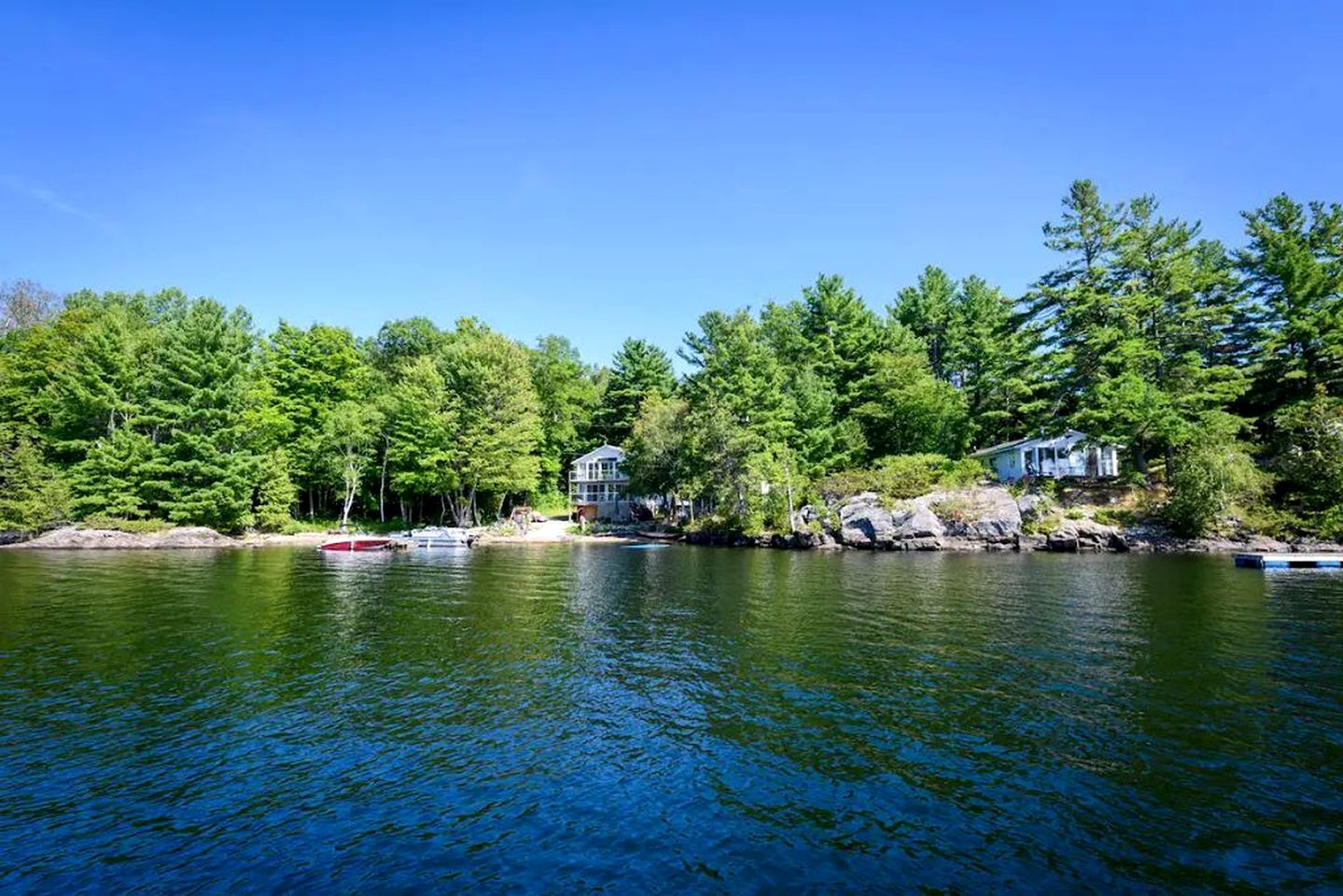 Cozy Lower Apartment in Luxury Cottage Resort Rental in Land O' Lakes Region of Ontario