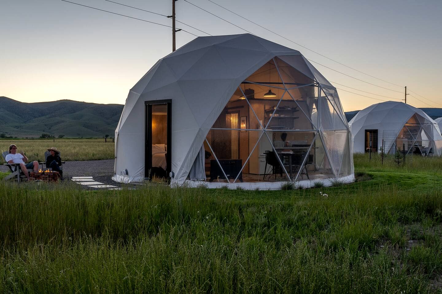 Luxury Montana Dome Retreat with Breathtaking Views Near Yellowstone National Park, Montana