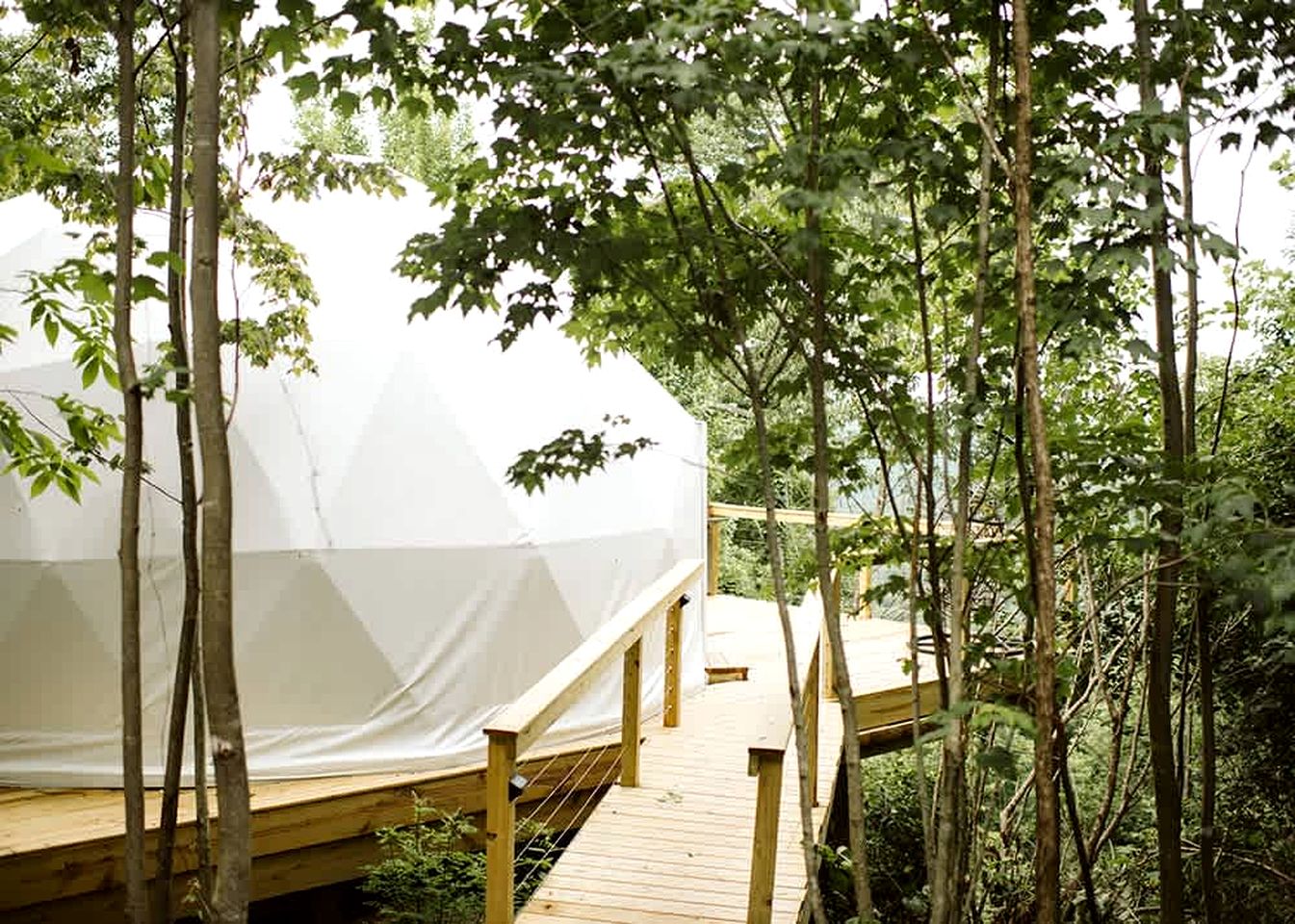 Luxury Fully Equipped Dome with Hot-Tub and Impressive Deck in Tennessee