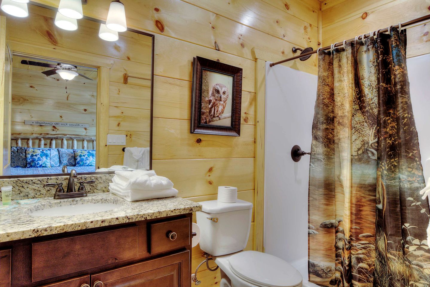 Luxury Gatlinburg Cabin with Theater & Game Room near Great Smoky Mountains National Park, TN