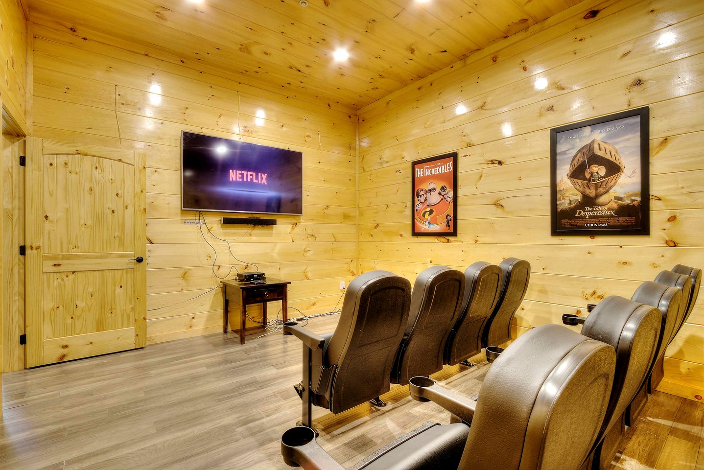 Luxury Gatlinburg Cabin with Theater & Game Room near Great Smoky Mountains National Park, TN