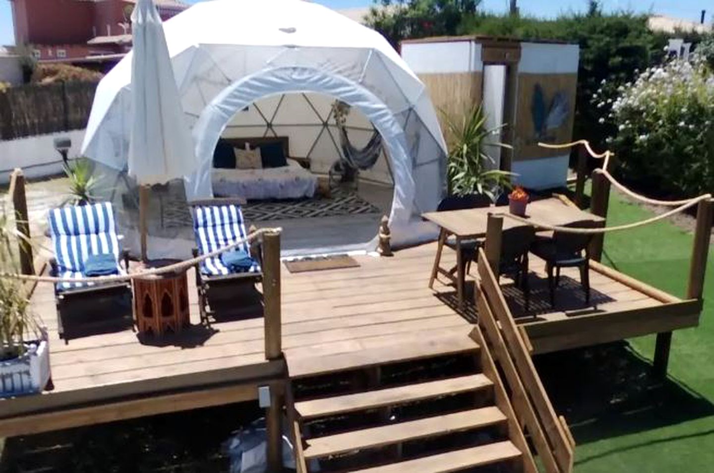 Luxury Dome Rental with Stunning Mountain Views for a Glamping Getaway near Malaga, Spain