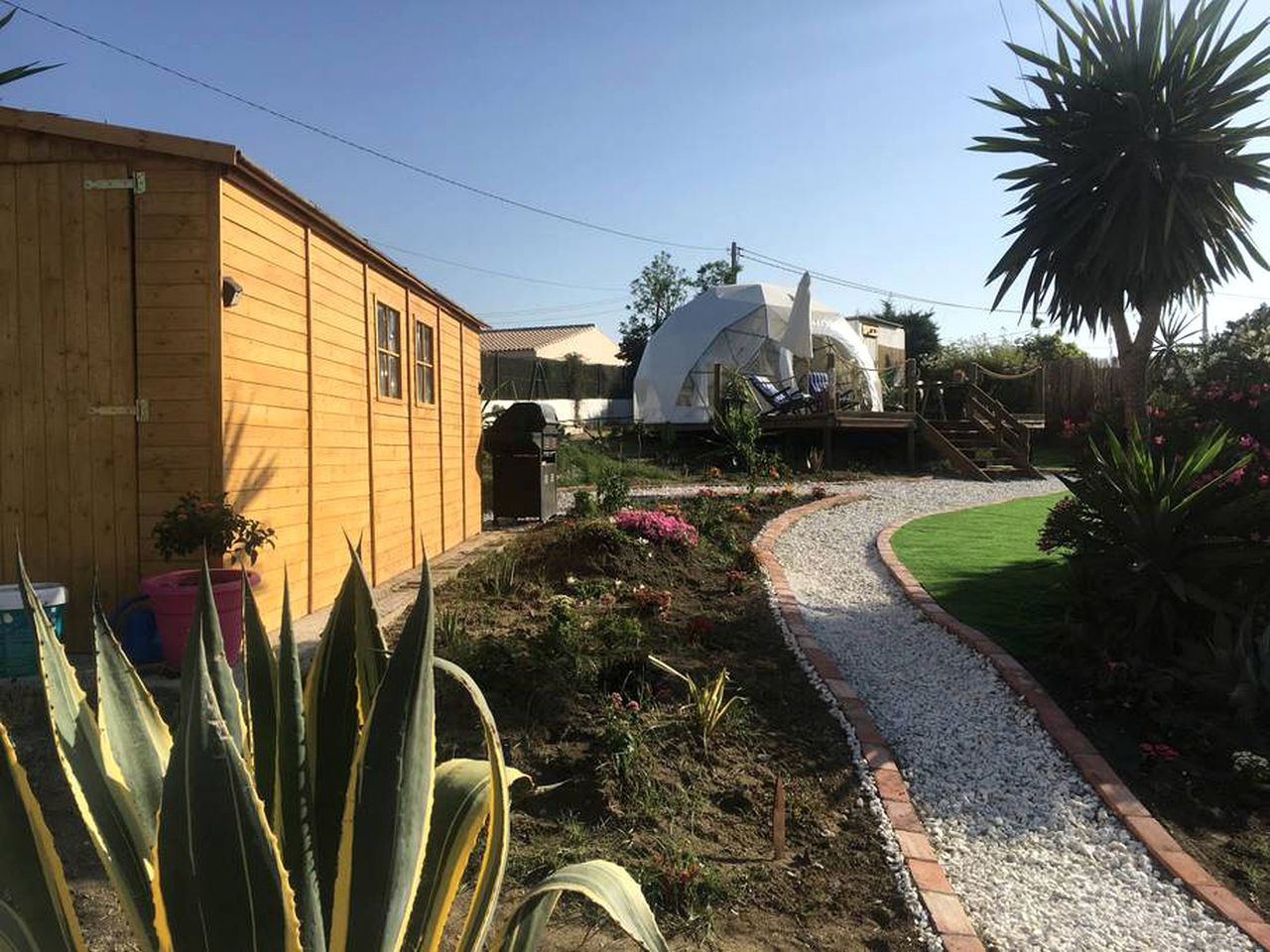 Luxury Dome Rental with Stunning Mountain Views for a Glamping Getaway near Malaga, Spain