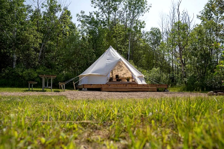 Bell Tents (Canada, Northern Bruce Peninsula, Ontario)