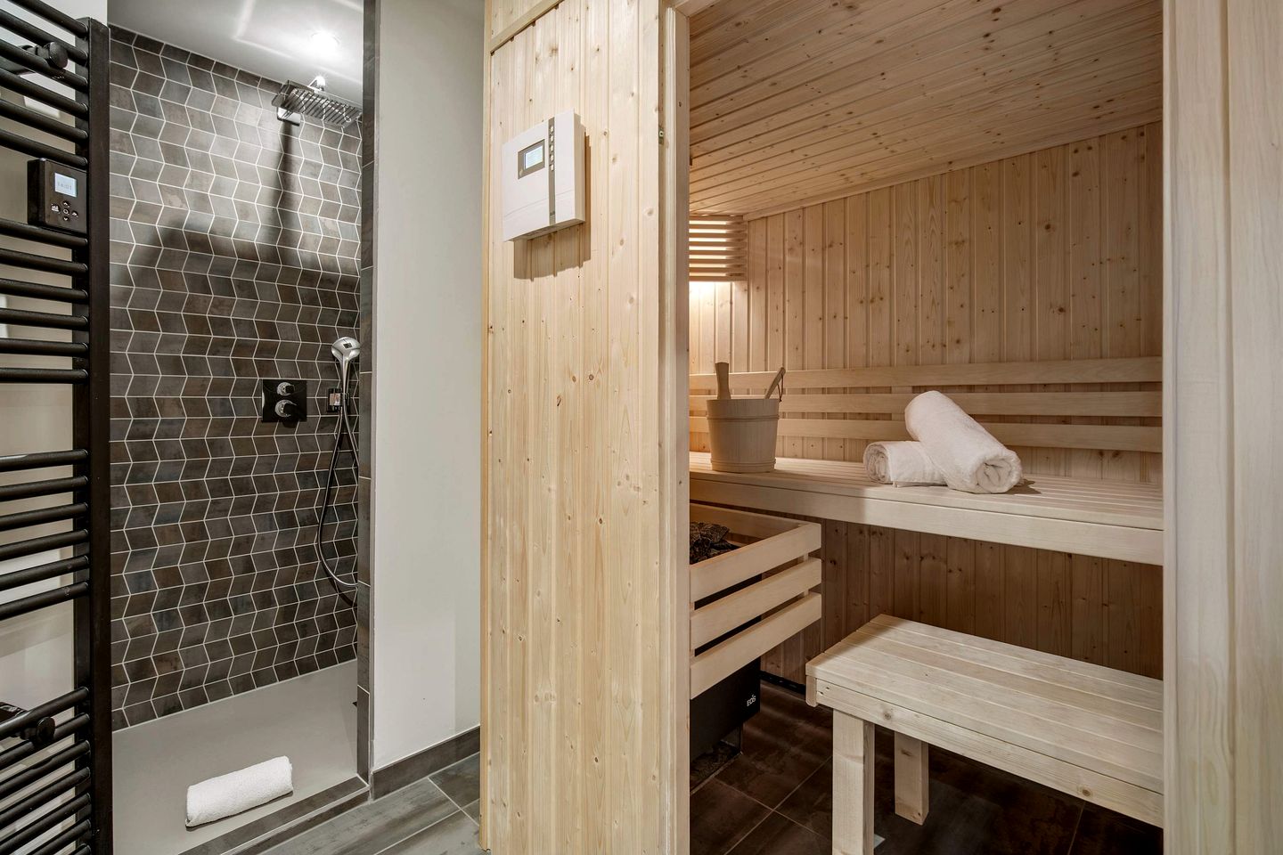 Luxury Alpine Penthouse with Private Sauna near Ski Lifts in Courchevel, France