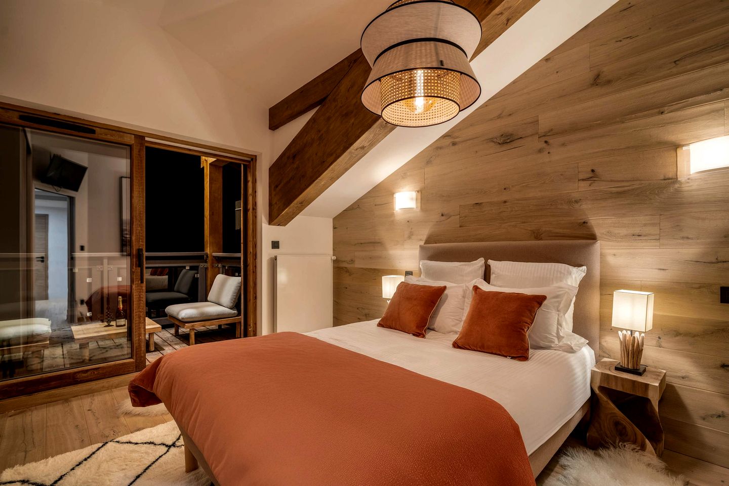 Luxury Alpine Penthouse with Private Sauna near Ski Lifts in Courchevel, France