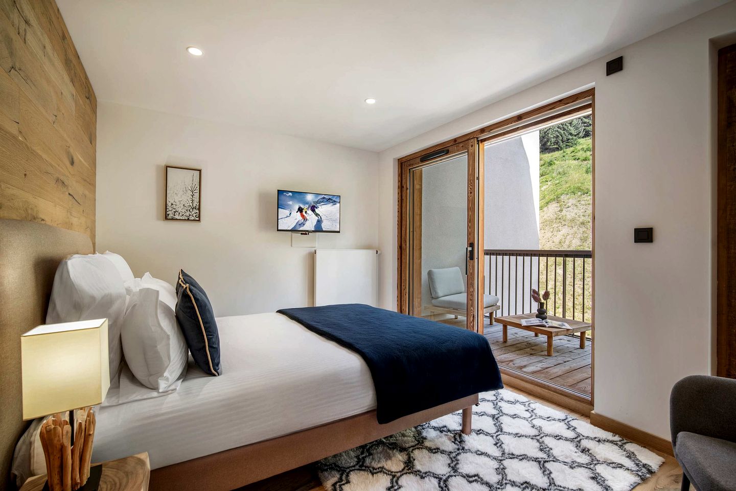 Luxury Alpine Penthouse with Private Sauna near Ski Lifts in Courchevel, France