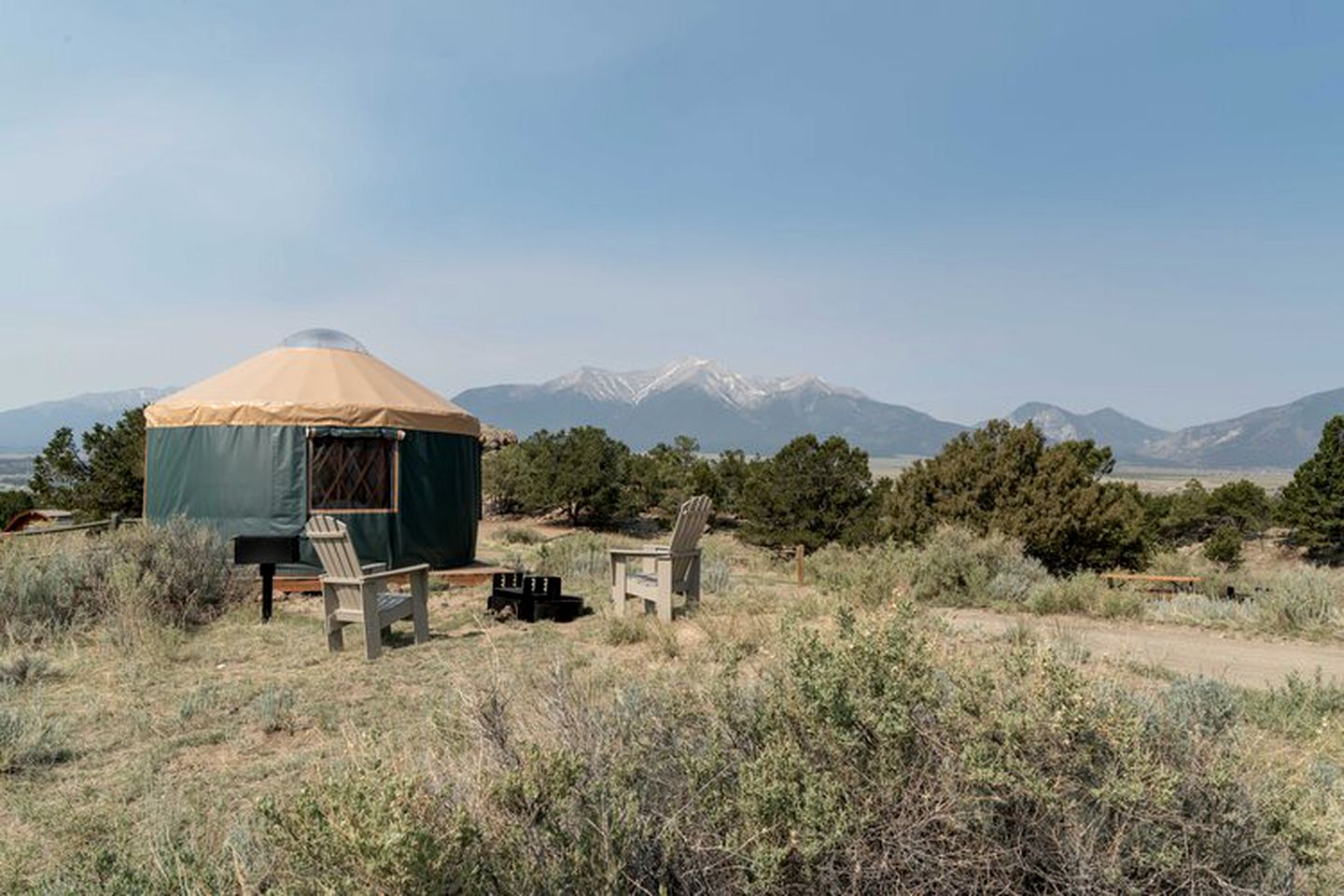 Luxury Retreat Under the Stars: Glamping Yurt in the Serene Colorado Wilderness