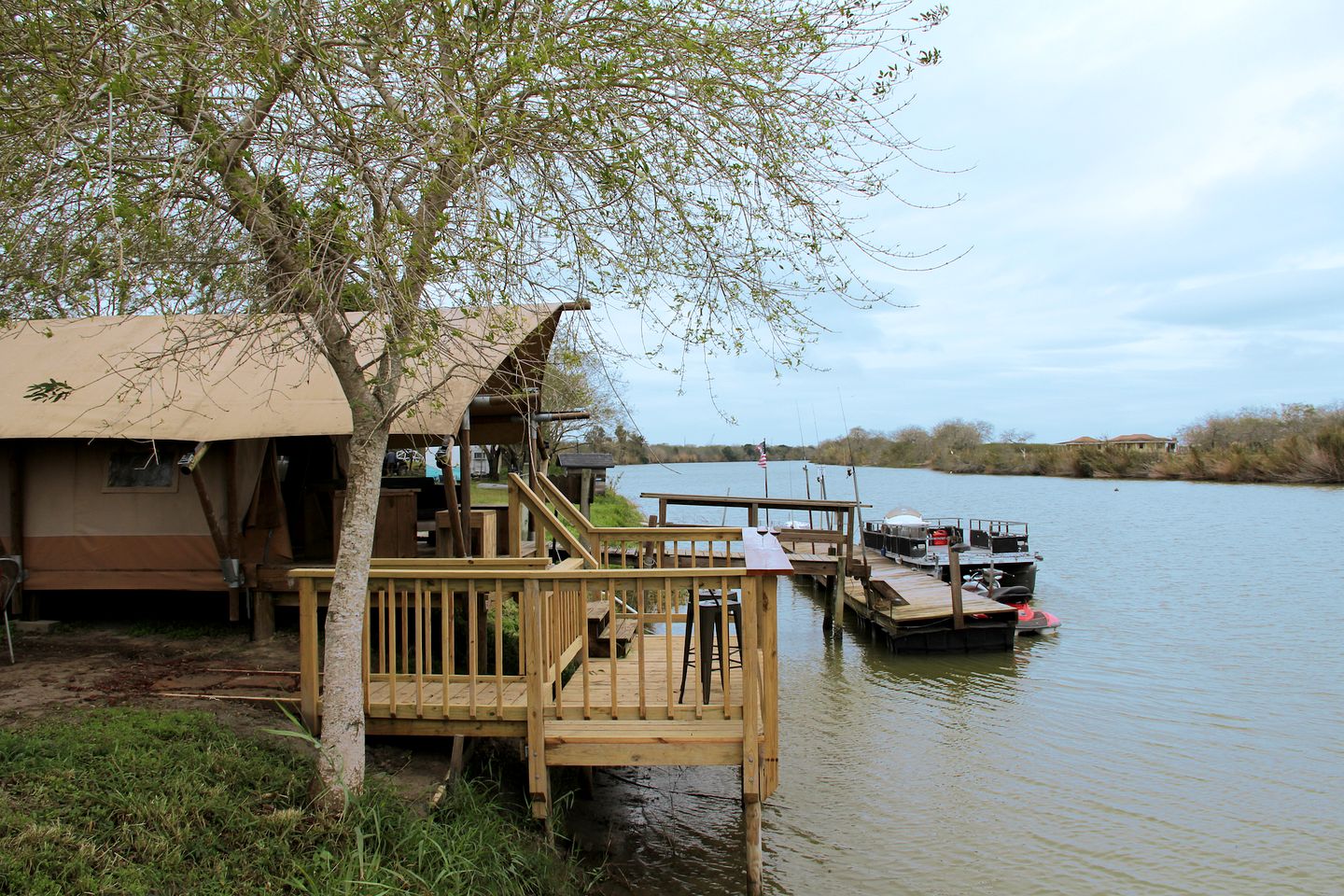 Safari Tent Glamping Minutes from SpaceX Launches in Brownsville, TX