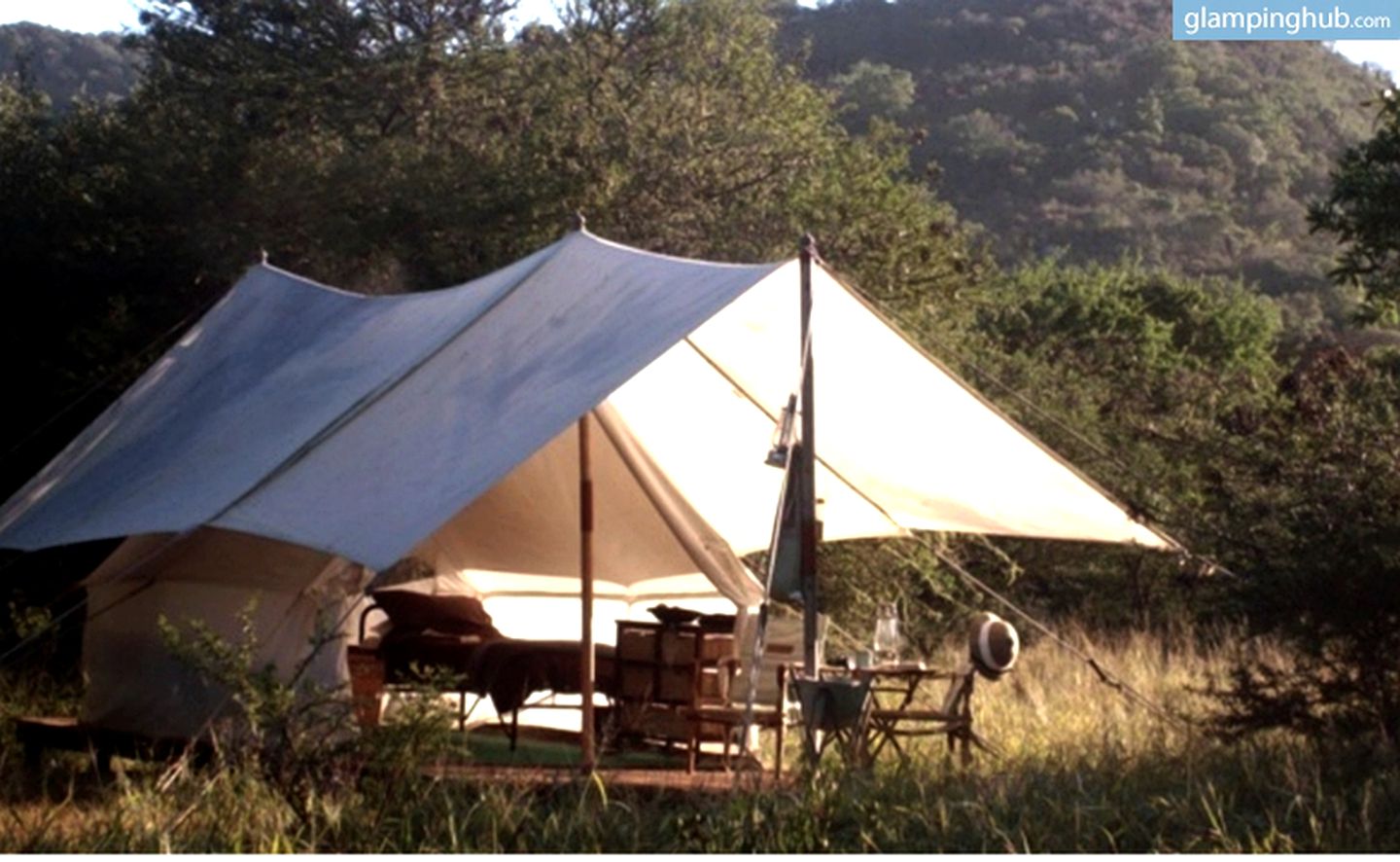 Luxury Safari Tent Surrounded By Nature In South Africa