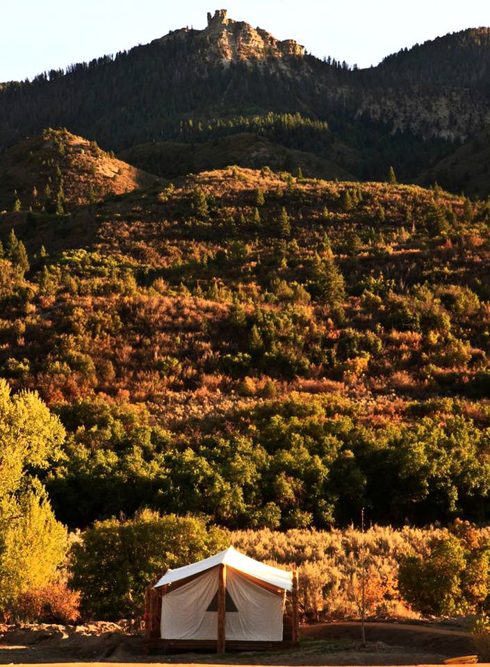 Luxury Safari Tents for Groups Only on Ranch near DeBeque, Colorado