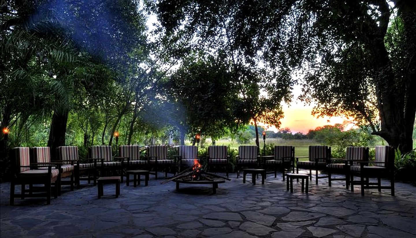 Luxury Safari Tents on Nxaragha Island in the Okavango Delta of Botswana