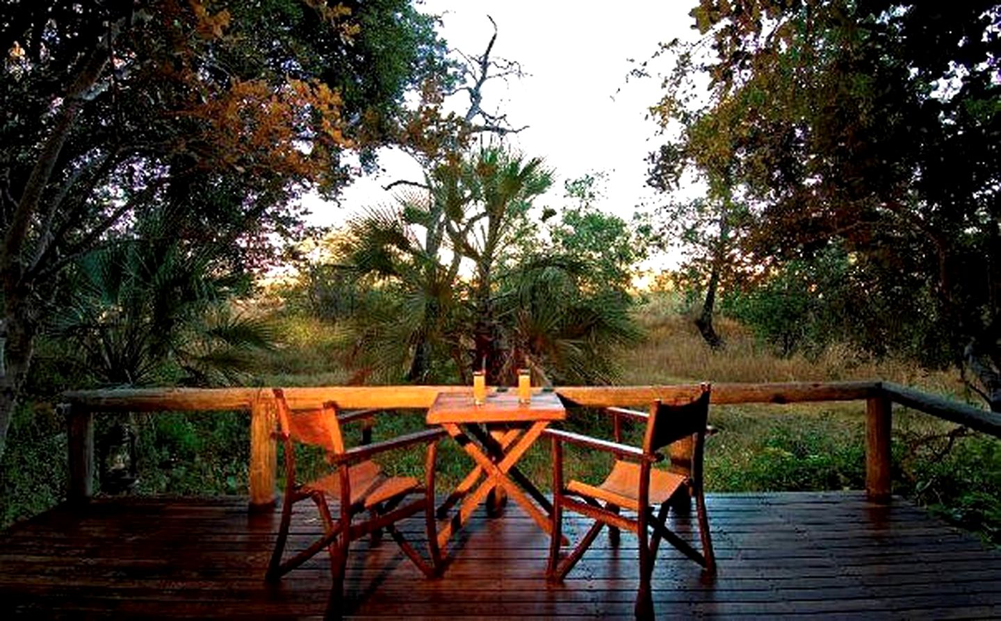 Luxury Safari Tents on Nxaragha Island in the Okavango Delta of Botswana