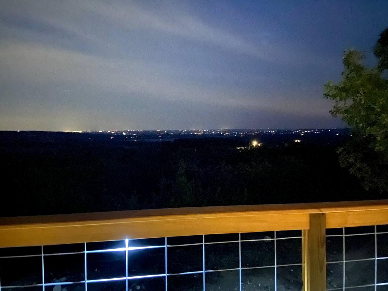 Scenic Hill Country Safari Tent Retreat with Hot Tub near Lake Travis in Marble Falls, Texas