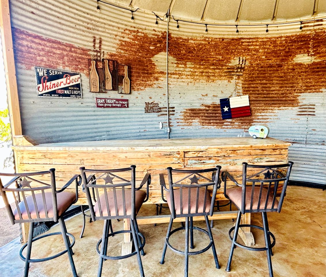 Scenic Hill Country Safari Tent Retreat with Hot Tub near Lake Travis in Marble Falls, Texas