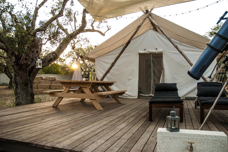 Tents (Lizzanello, Puglia, Italy)