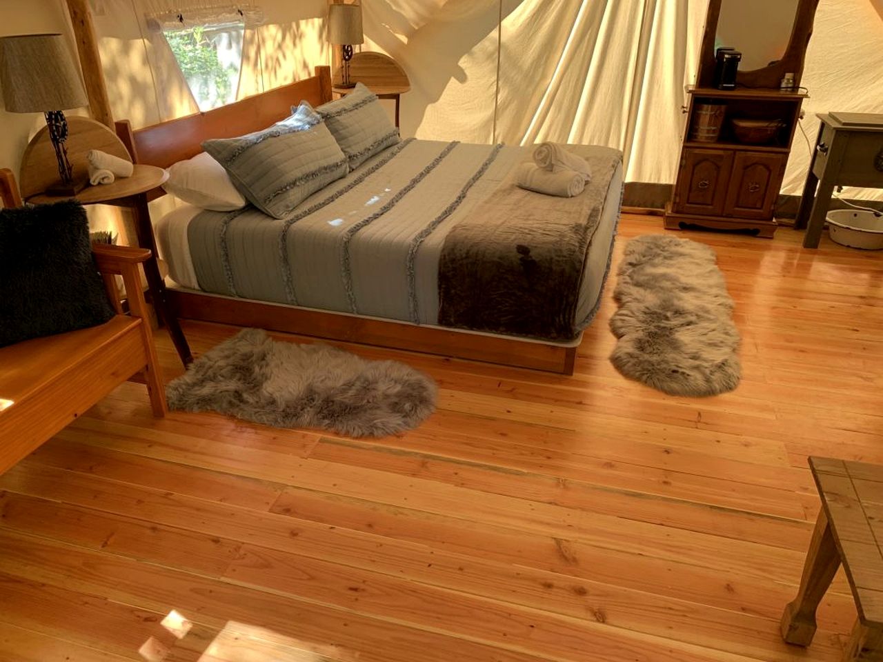 Glamping! Luxury Tent Explorer in Idleyld Park, OR