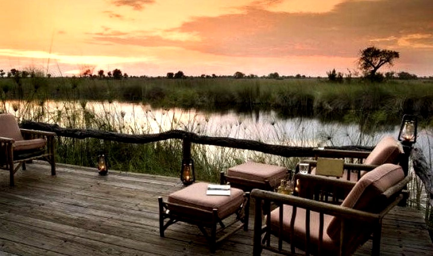 Luxury Tents in the Moremi Game Reserve of Botswana