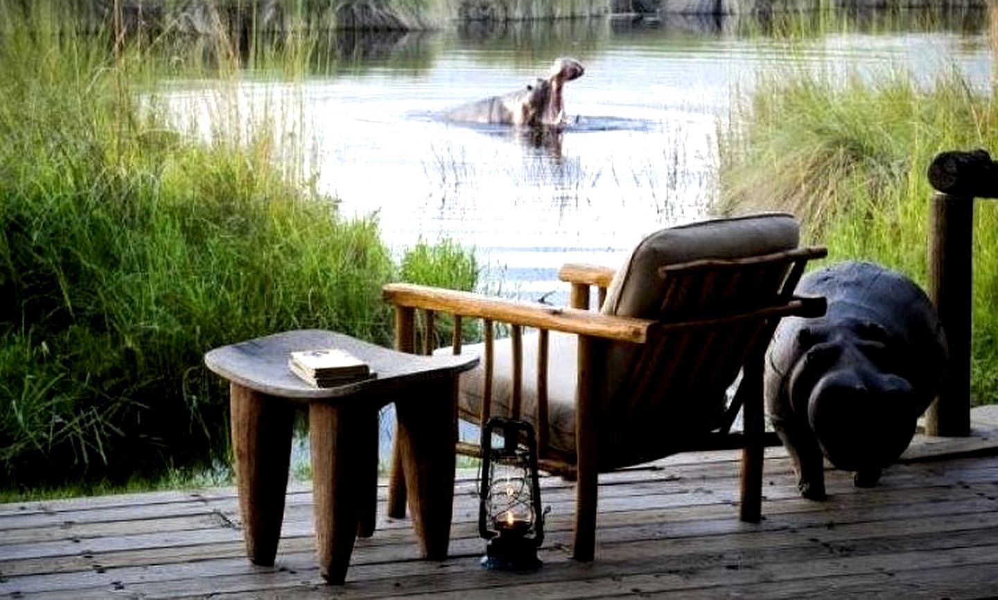 Luxury Tents in the Moremi Game Reserve of Botswana