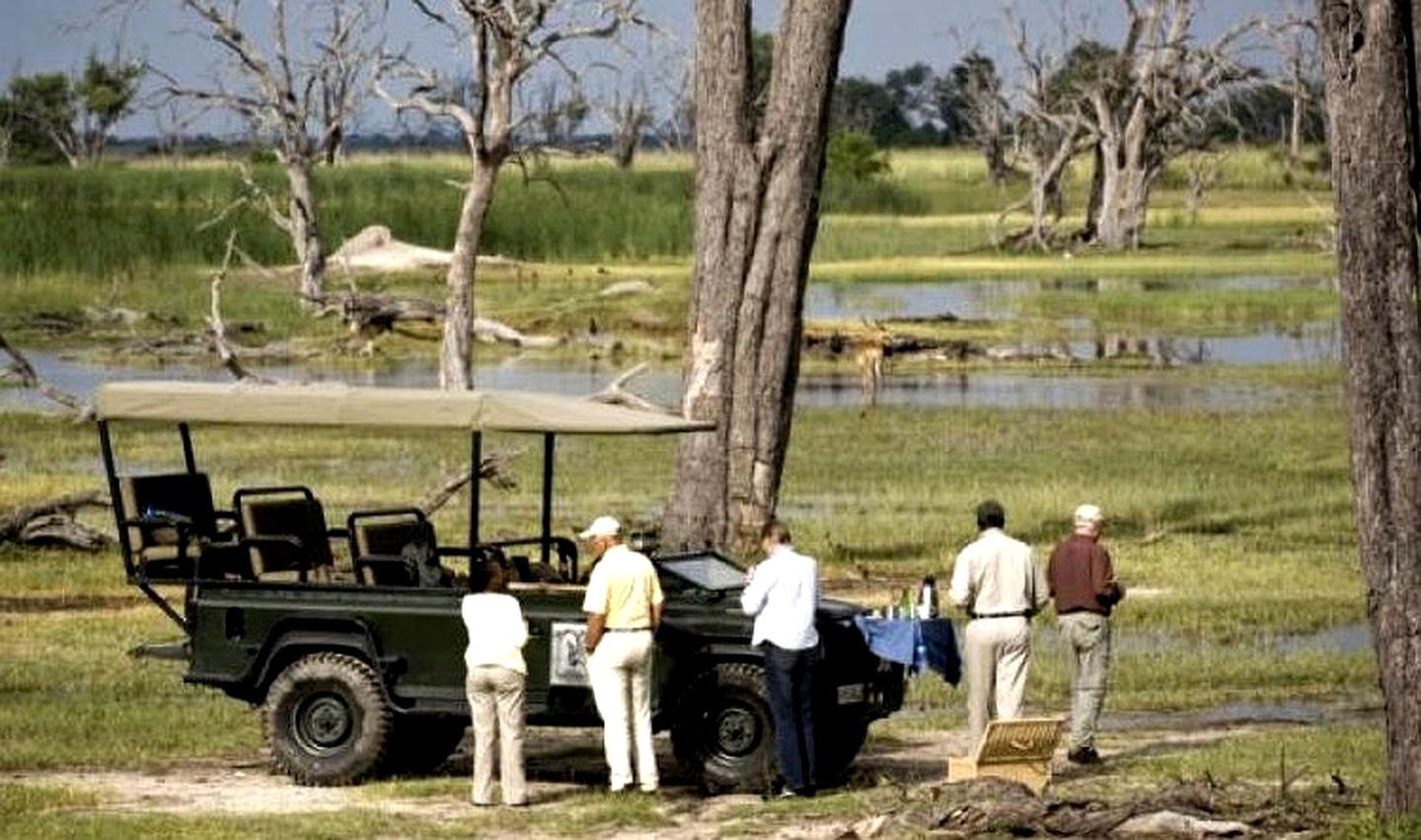 Luxury Tents in the Moremi Game Reserve of Botswana