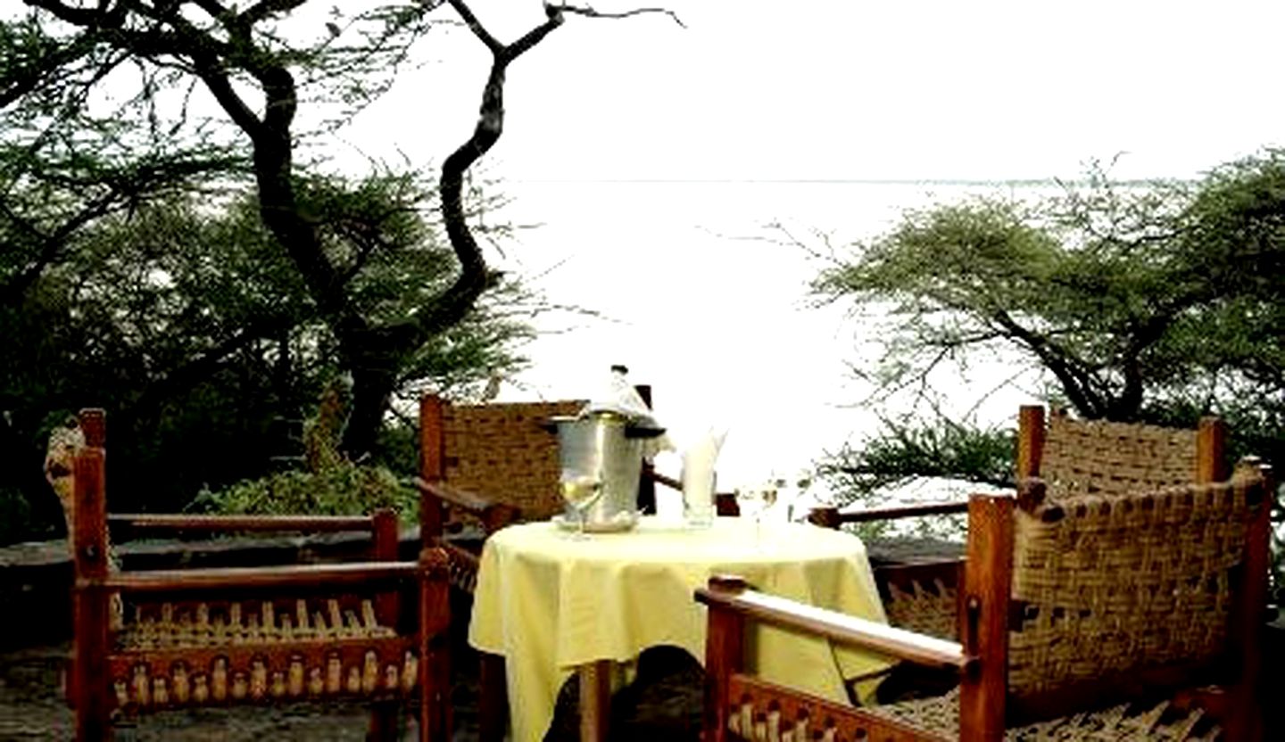 Luxury Tents on Cliffs with Amazing Lake Views on Island in Kenya