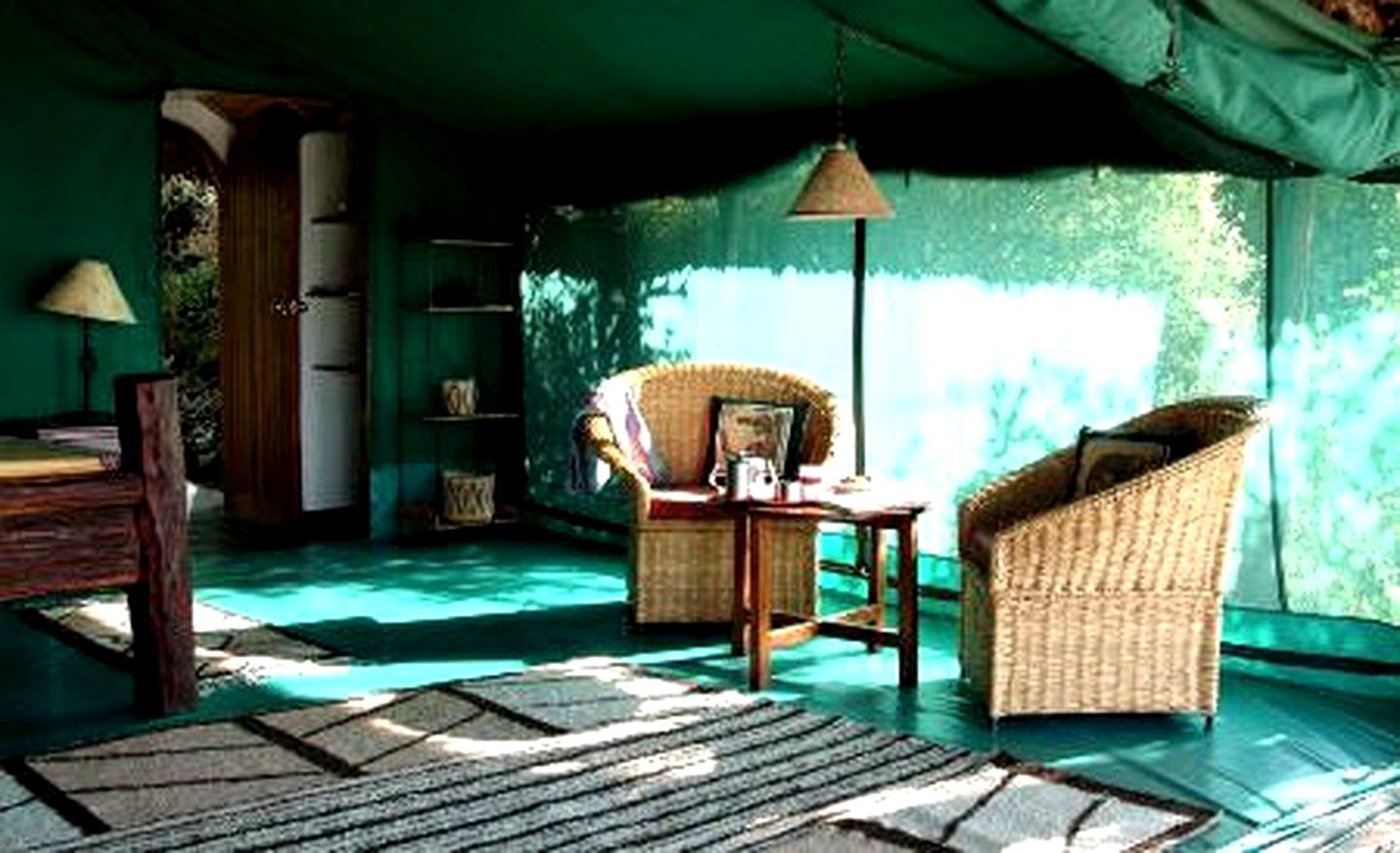 Luxury Tents on Cliffs with Amazing Lake Views on Island in Kenya