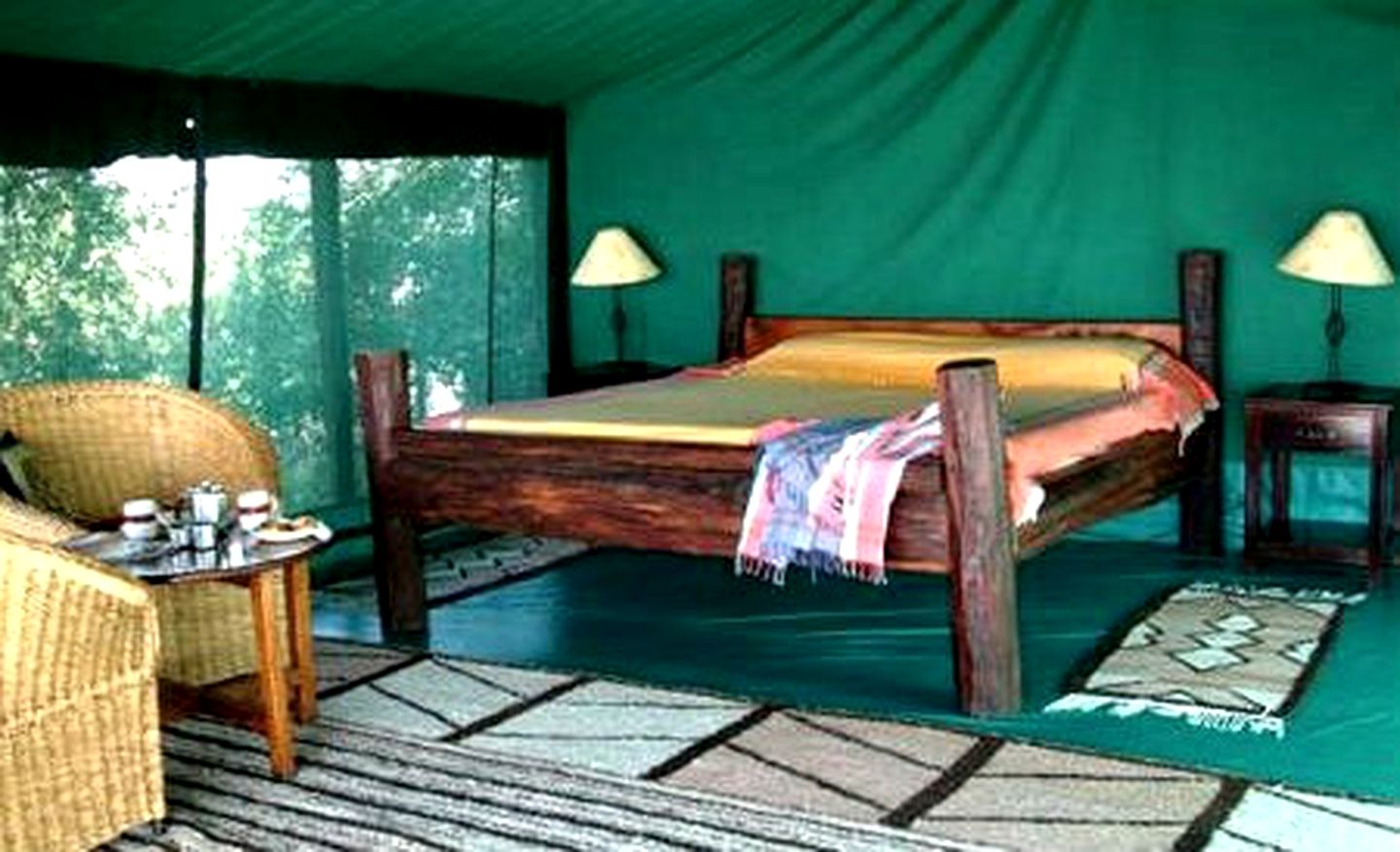 Luxury Tents on Cliffs with Amazing Lake Views on Island in Kenya