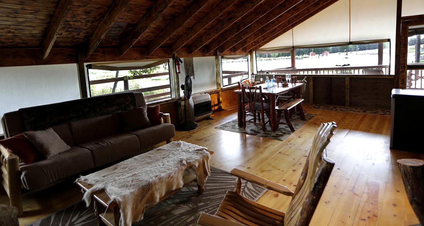 Luxury Tents Situated Within Nature Preserve in Central Wisconsin