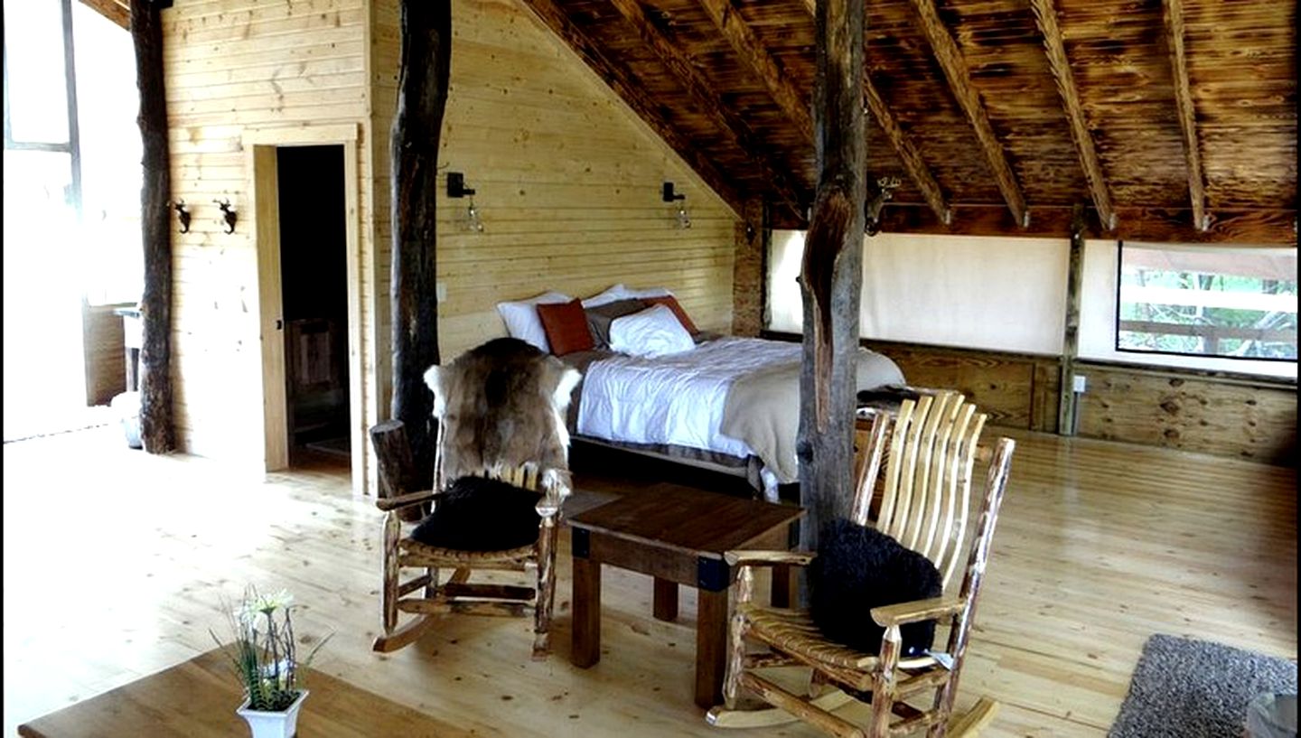 Luxury Tents Situated Within Nature Preserve in Central Wisconsin