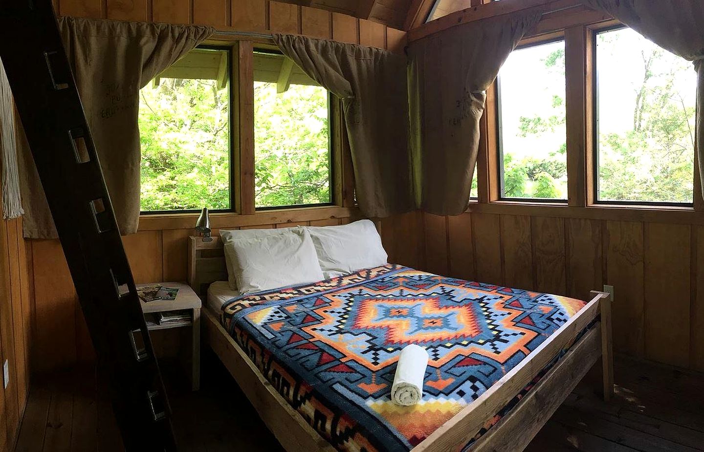 Wooden Tree Houses with Lovely Mountain Views in Gatlinburg, Tennesse