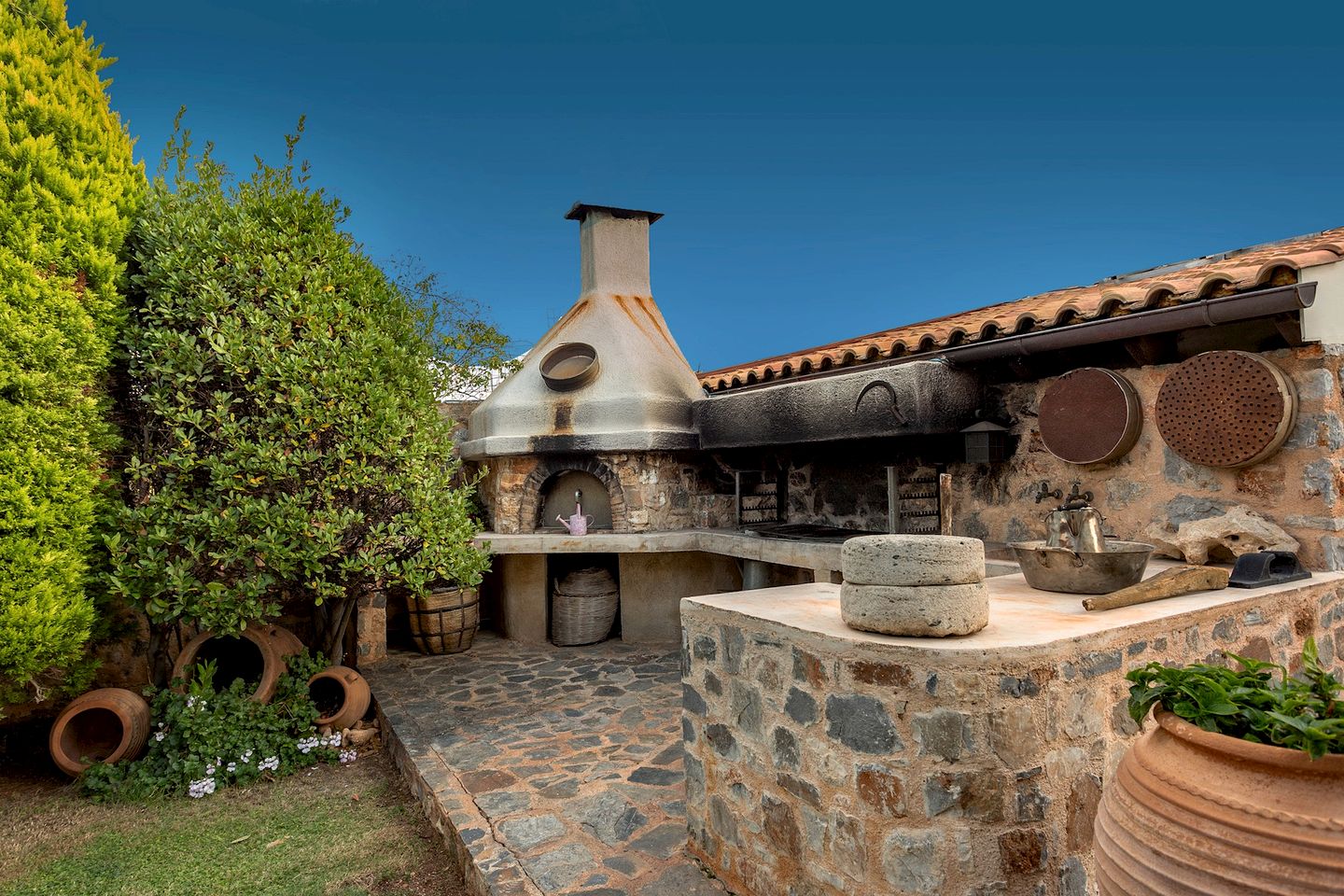 Spectacular Holiday Villa with Private Saltwater Pool near Port of Hersonisos, Crete