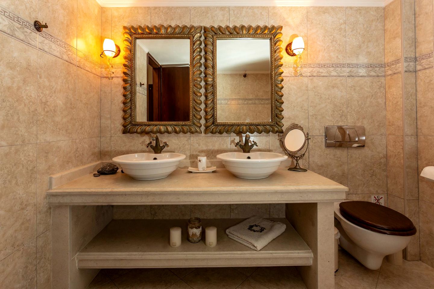 Spectacular Holiday Villa with Private Saltwater Pool near Port of Hersonisos, Crete