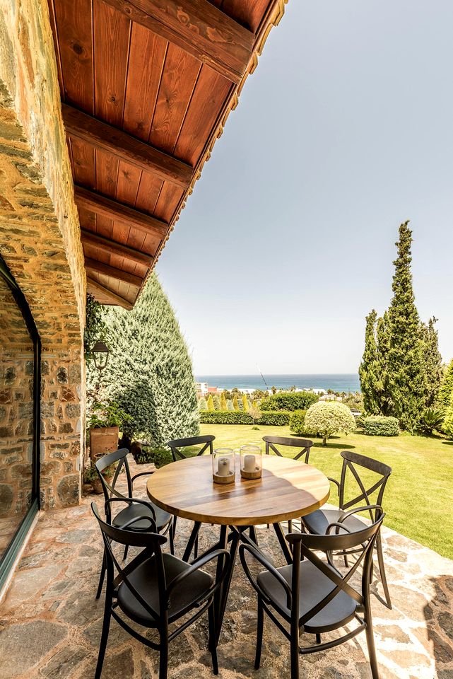 Spectacular Holiday Villa with Private Saltwater Pool near Port of Hersonisos, Crete