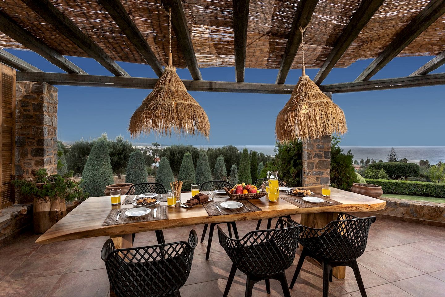 Spectacular Holiday Villa with Private Saltwater Pool near Port of Hersonisos, Crete
