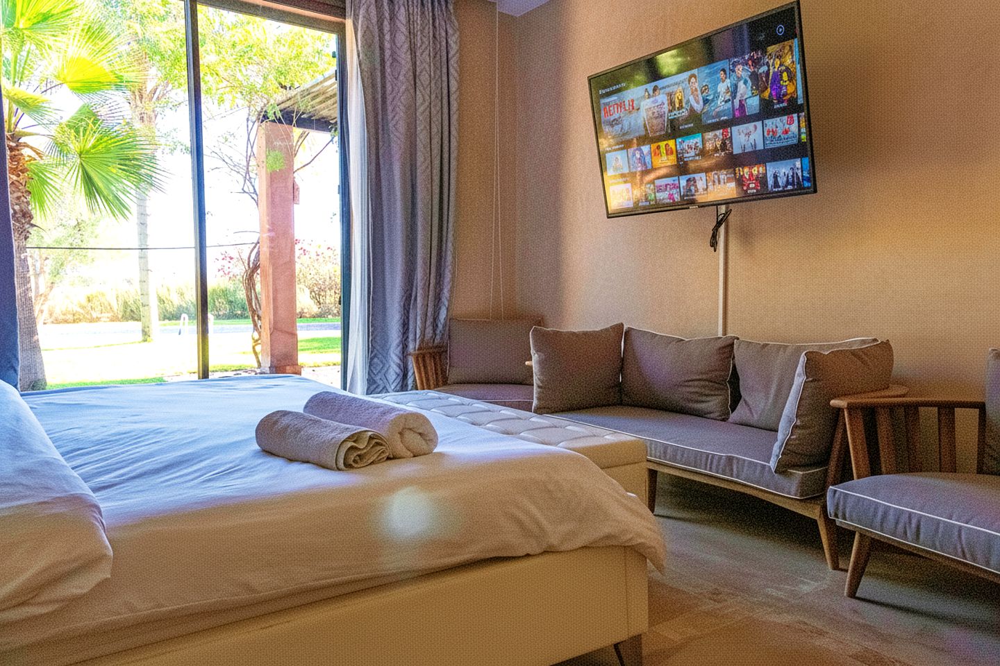 Serene Private Retreat with Pool, Terraces & Breathtaking Atlas Vistas in Marrakesh, Morocco