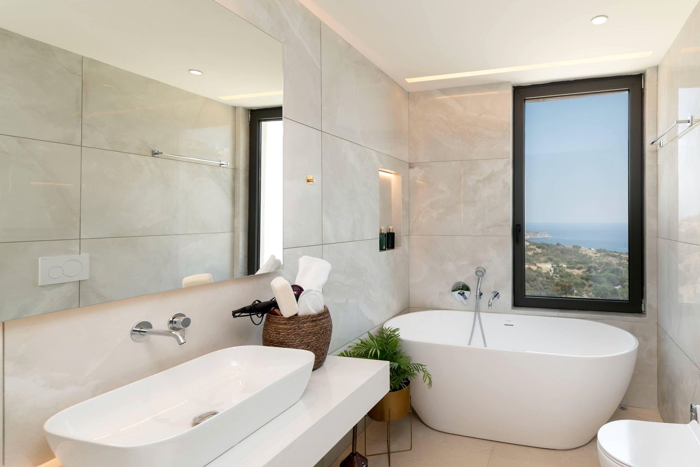 Luxurious Villa with Private Pool and Sea Views near Rhodia, Rhodes