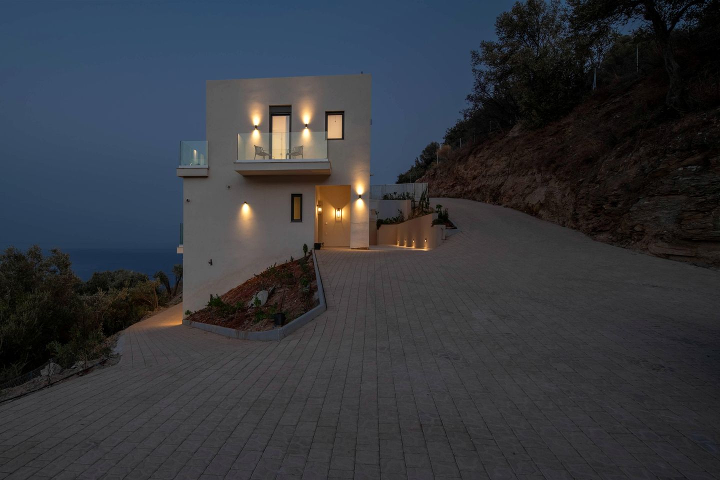 Luxurious Villa with Private Pool and Sea Views near Rhodia, Rhodes
