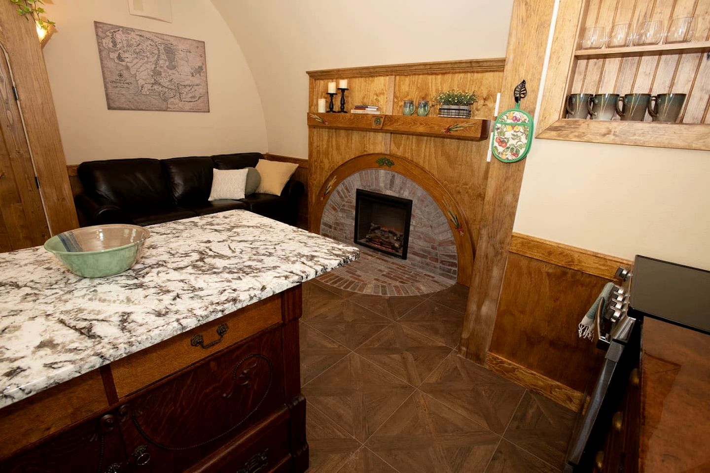 Charming Luxury Hobbit House with Private Hot Tub in Tranquil Woodlands on Littlefield Pond in Springvale, Maine