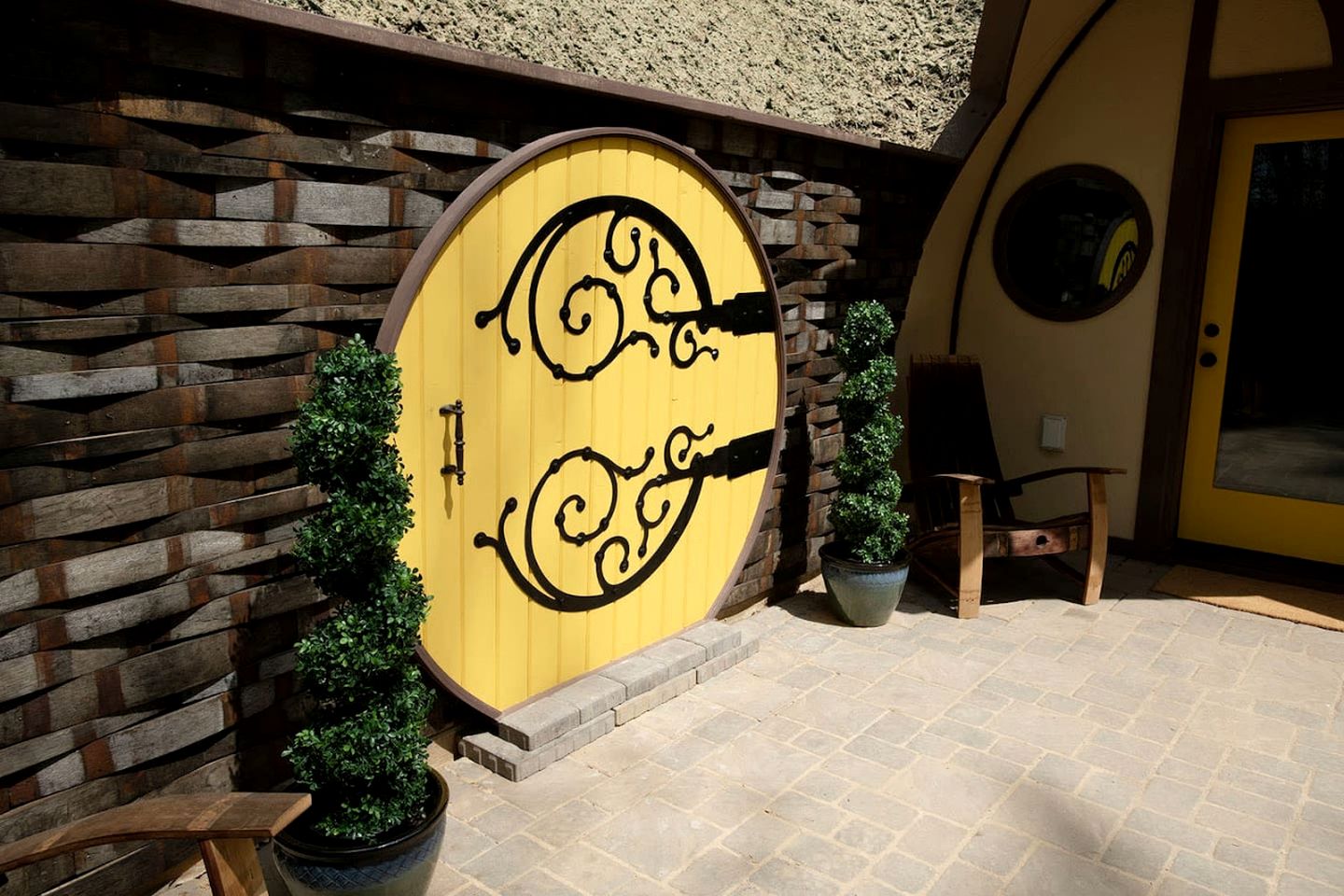 Charming Luxury Hobbit House with Private Hot Tub in Tranquil Woodlands on Littlefield Pond in Springvale, Maine