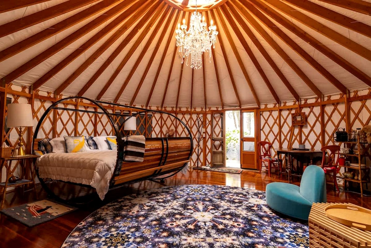 Romantic Luxury Yurt with Private Beach & Steam Shower near Friendship, Maine