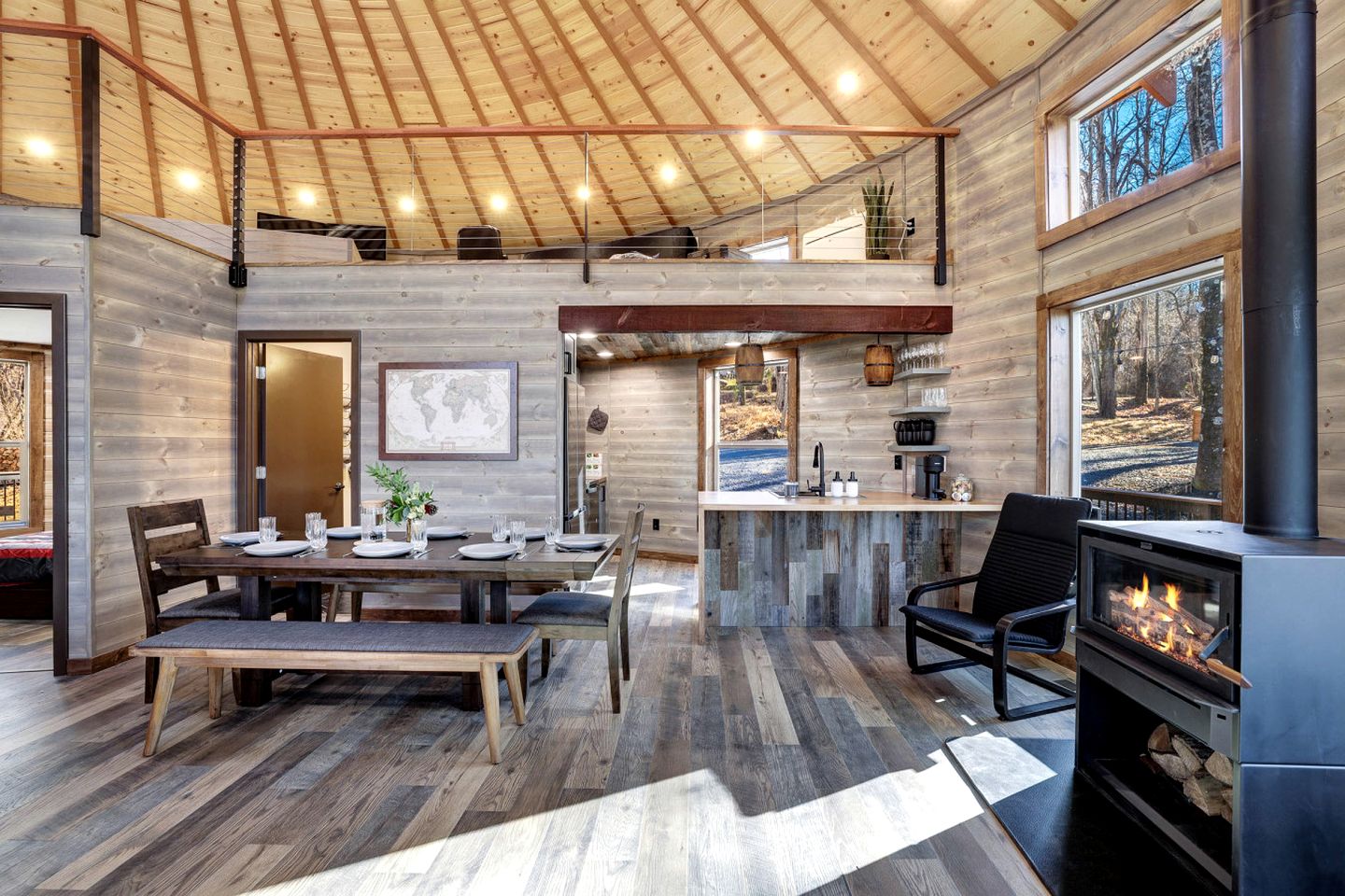 Luxury Yurt Perfect for a Family Getaway Just Outside of Shenandoah National Park