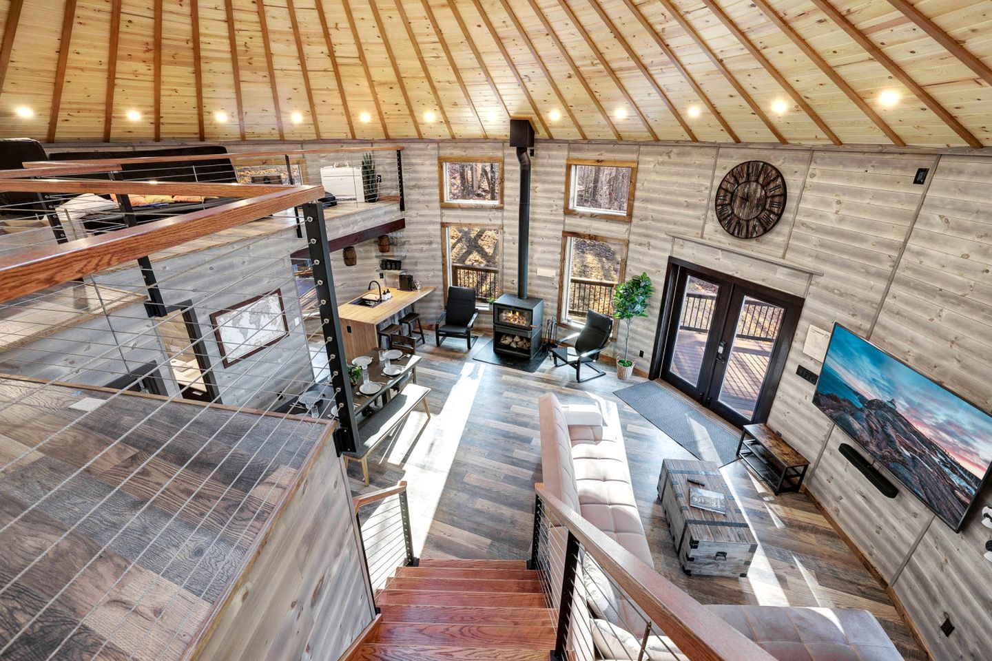 Luxury Yurt Perfect for a Family Getaway Just Outside of Shenandoah National Park