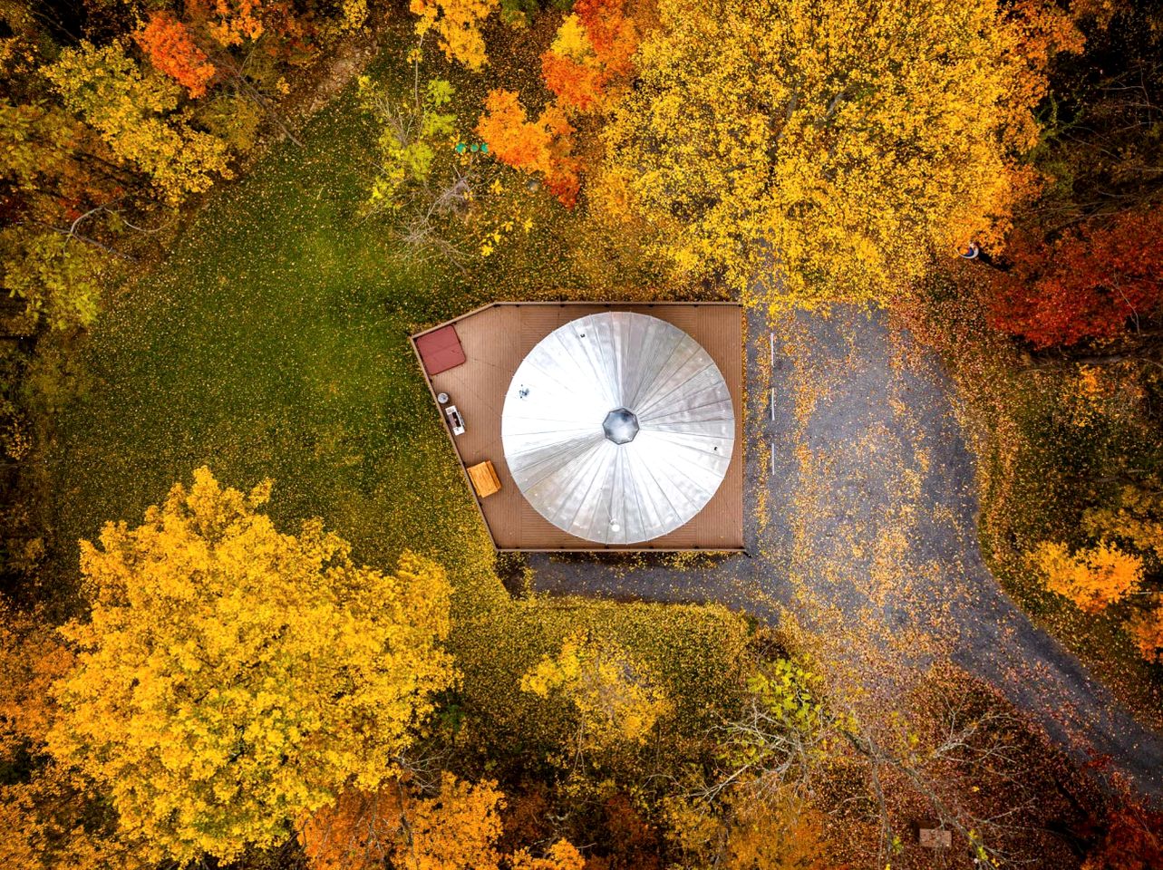 Luxury Yurt Perfect for a Family Getaway Just Outside of Shenandoah National Park